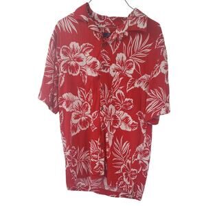 GEORGE Tropical Floral Hawaiian Shirt - Men's Size Small